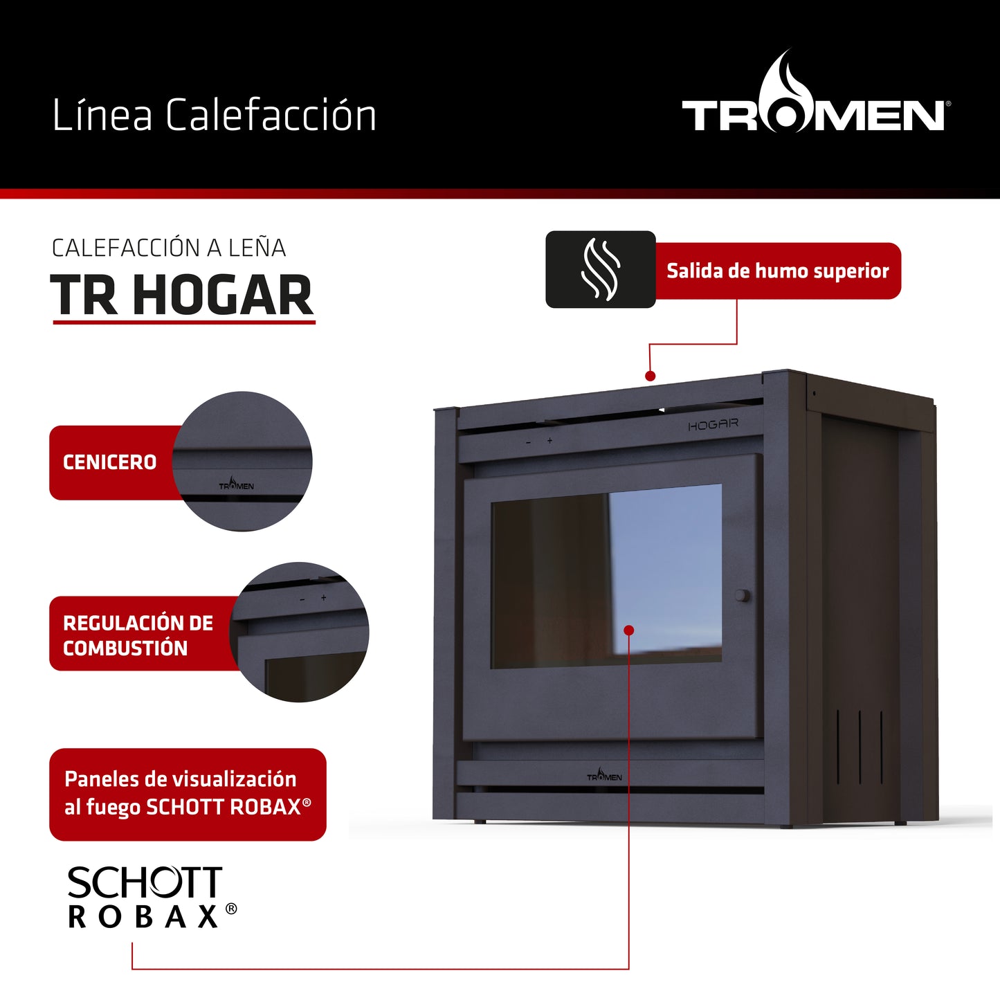 Calefactor Insertable Hogar (130m2) NEW